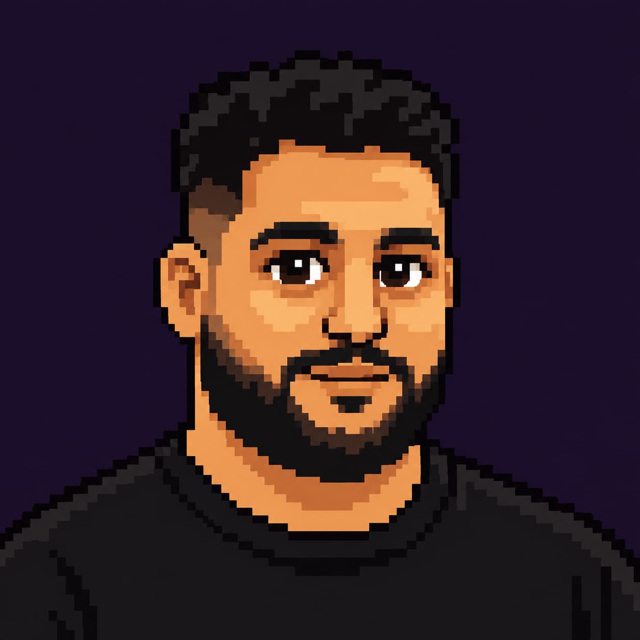Pixel portrait of Ahmed Al Ahmed