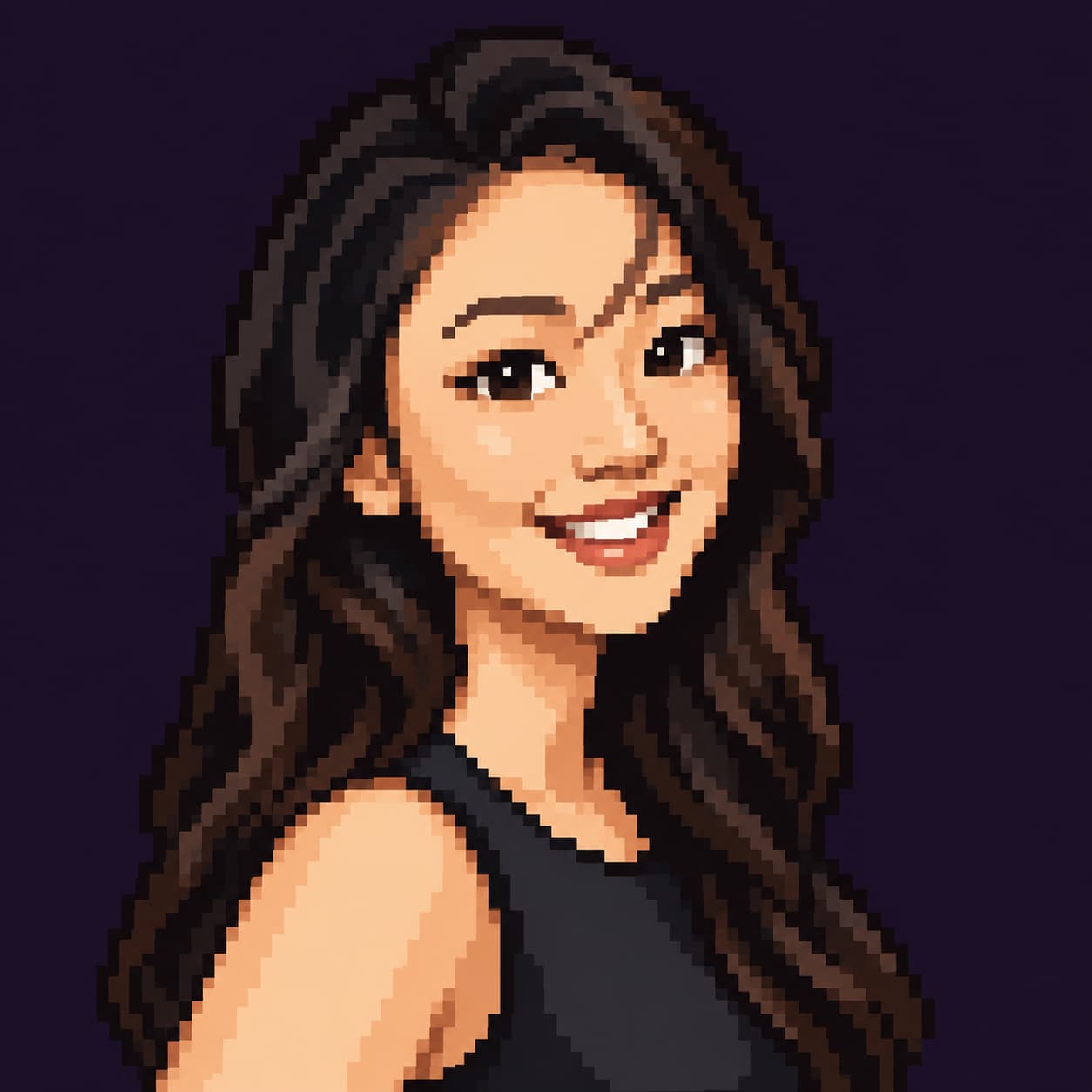 Pixel portrait of Margie Feng