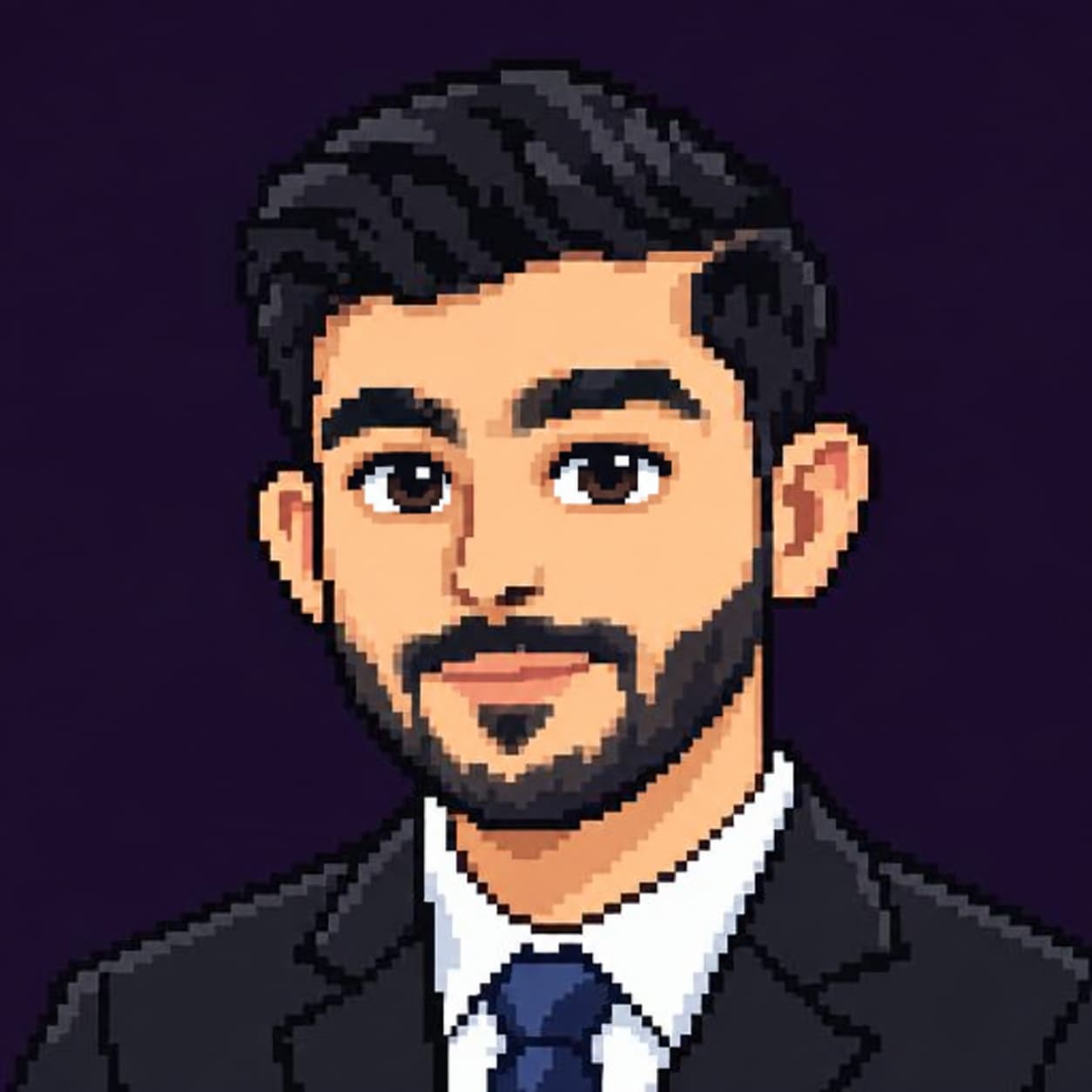 Pixel portrait of Mohammed Alhajer