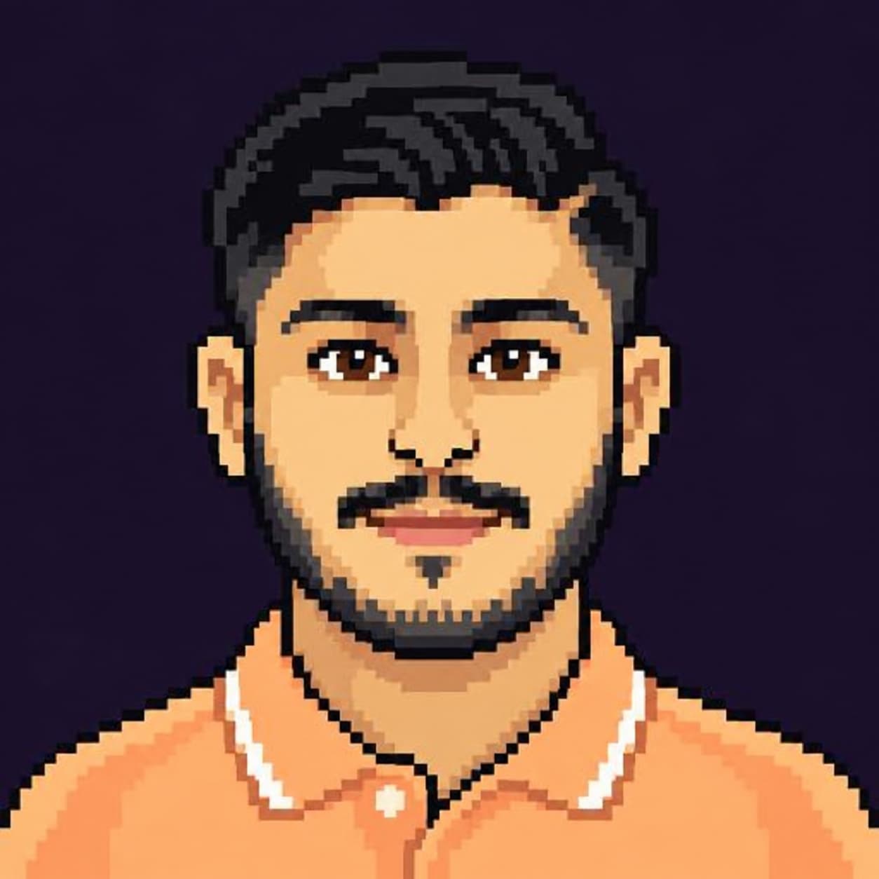 Pixel portrait of Salman Mohammed